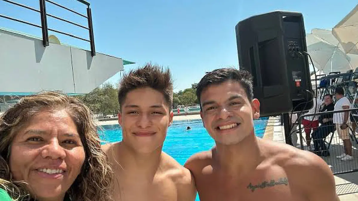 Osmar Olvera y Rodrigo López se subieron al podio. Foto: Cortesía