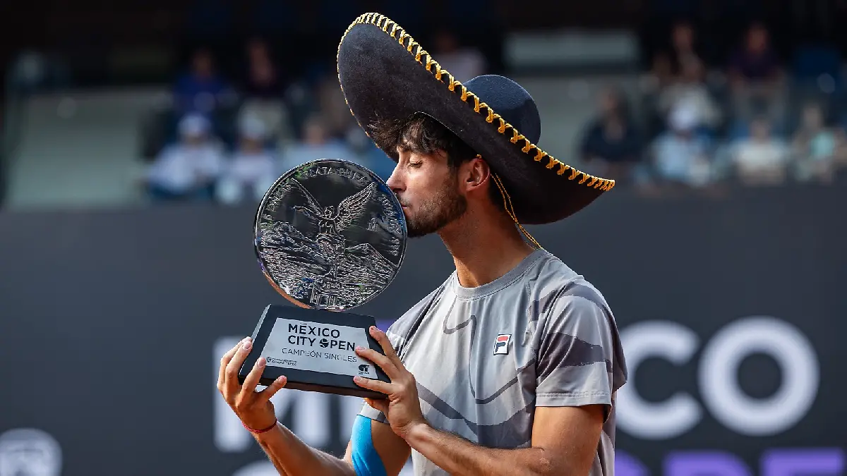 Thiago Tirante se corno en el México City Open