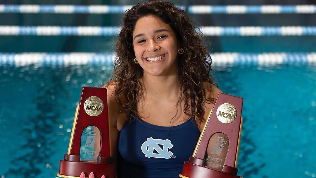 Aranza Vázquez es imbatible en el trampolín