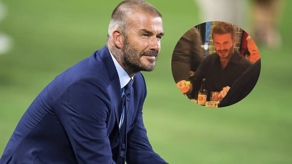 Beckham fue la sensación en un restaurante de Monterrey