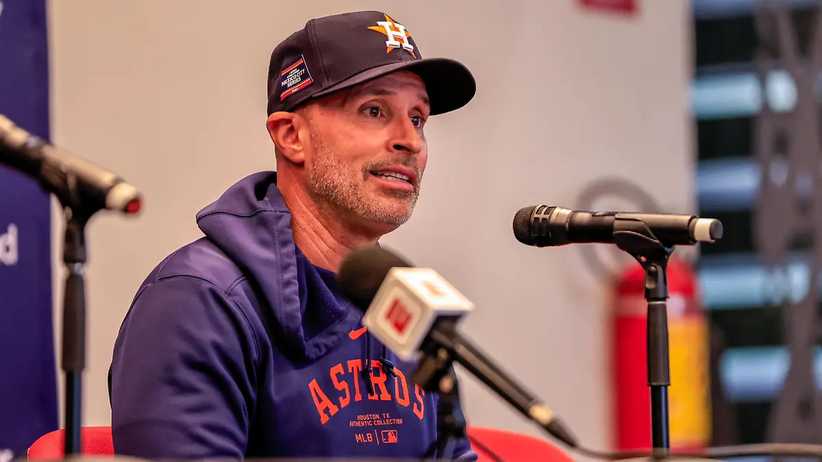 Joe Espada se fue maravillado del México City Series / Foto: Luis Garduño