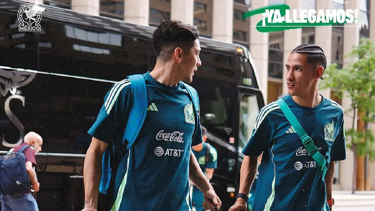 El vuelo de la Selección Mexicana duró apróximadamente dos horas / Foto: Cortesía @miselecciónmx