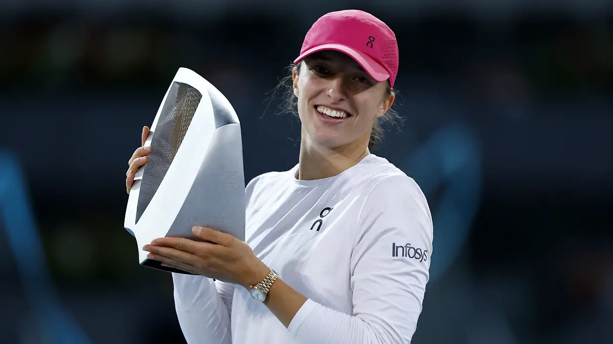 Iga Swiatek derrotó a Sabalenka en Madrid / Foto: Reuters