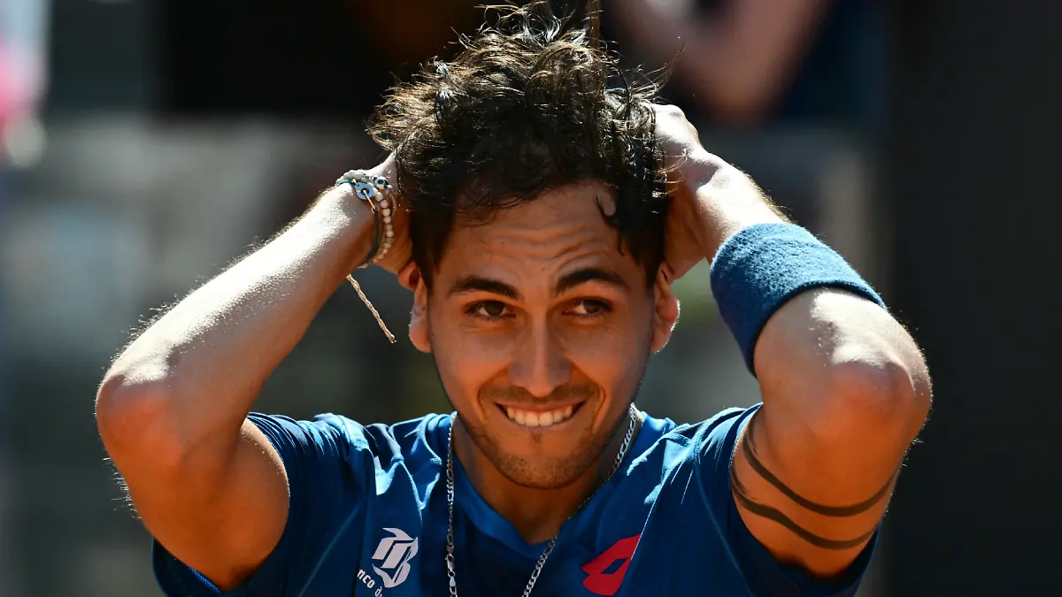 Alejandro Tabilo venció a Djokovic / Foto AFP