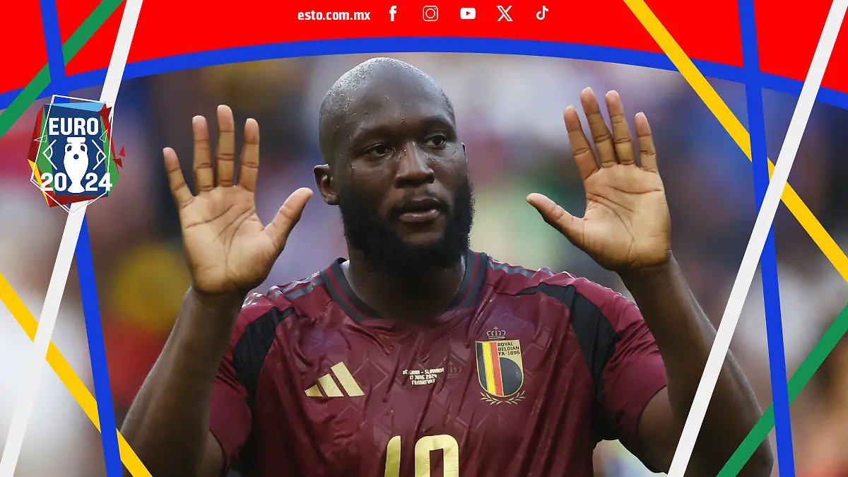 Le anularon dos goles a Lukaku con Bélgica en la Eurocopa 2024 / Foto: Reuters