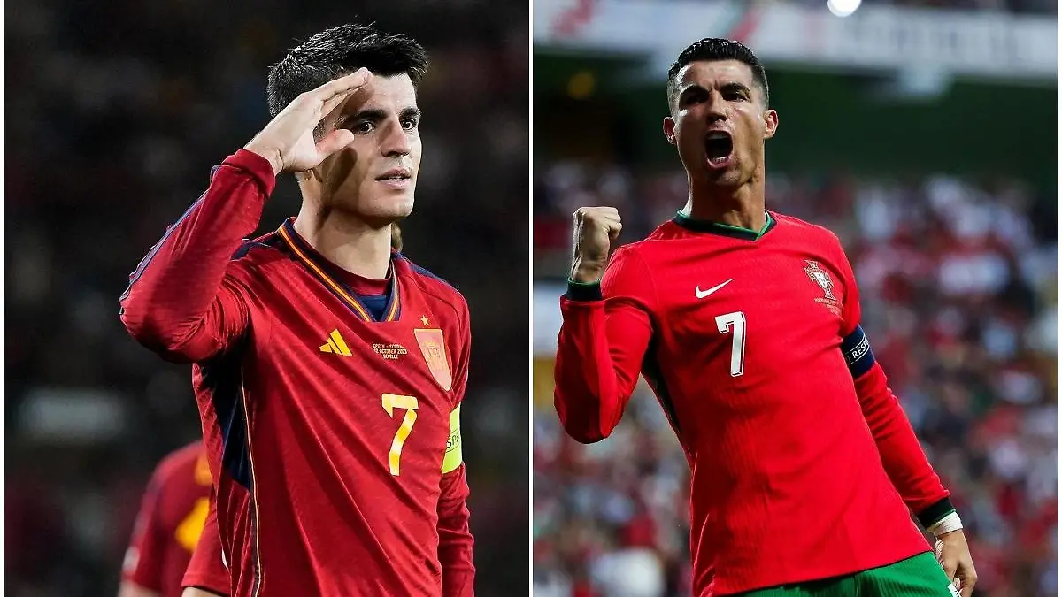La UEFA no contempló a España como posible campeón de la Eurocopa / Foto: IG CR7 y Álvaro Morata