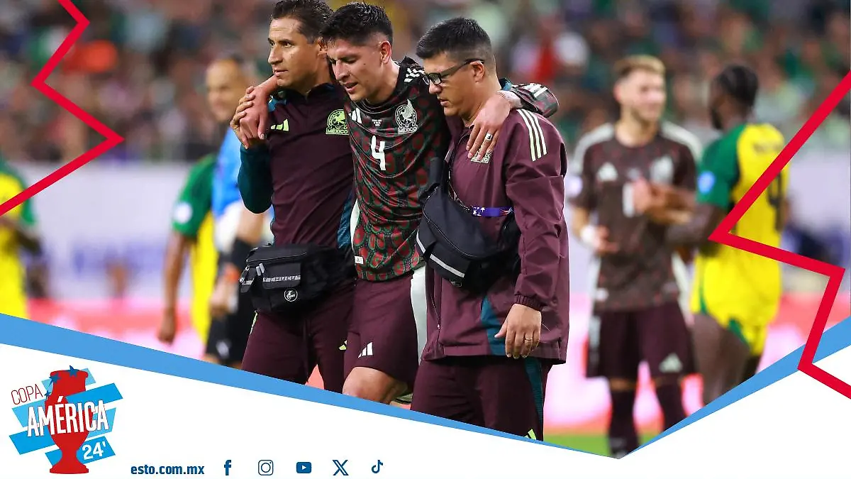 Edson Álvarez no jugará más la Copa América. FOTO: AFP