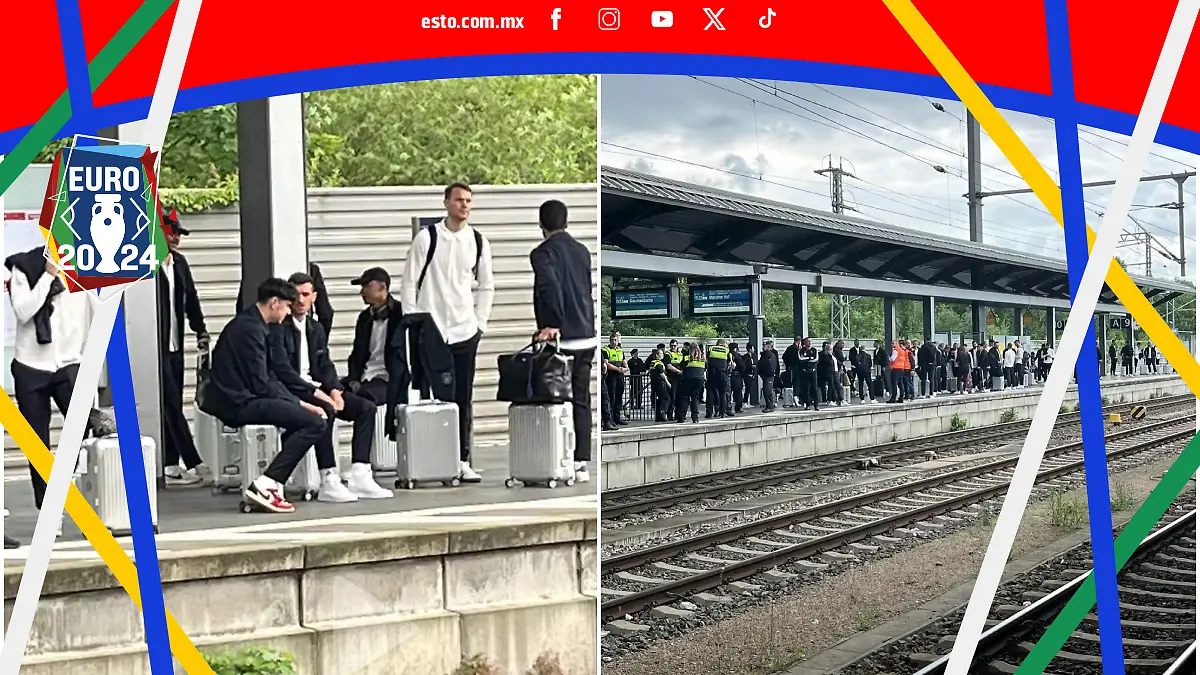 Alemania viaja a sus juegos de la Eurocopa 2024 en tren / Foto: Cortesía X