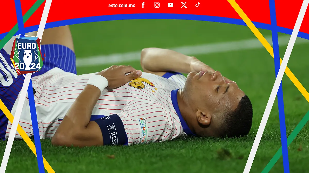 Mbappé no pudo terminar el juego de Francia ante Austria / Foto: Reuters