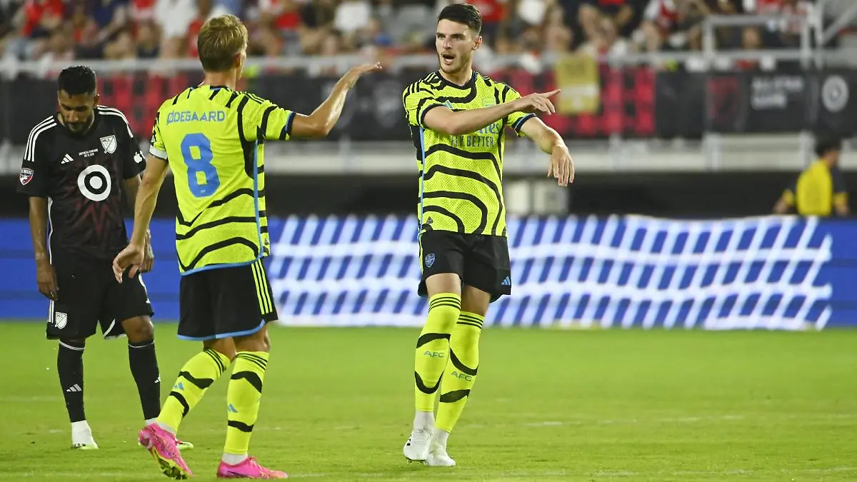 Declan Rice elevó el costo del Arsenal. FOTO: Reuters