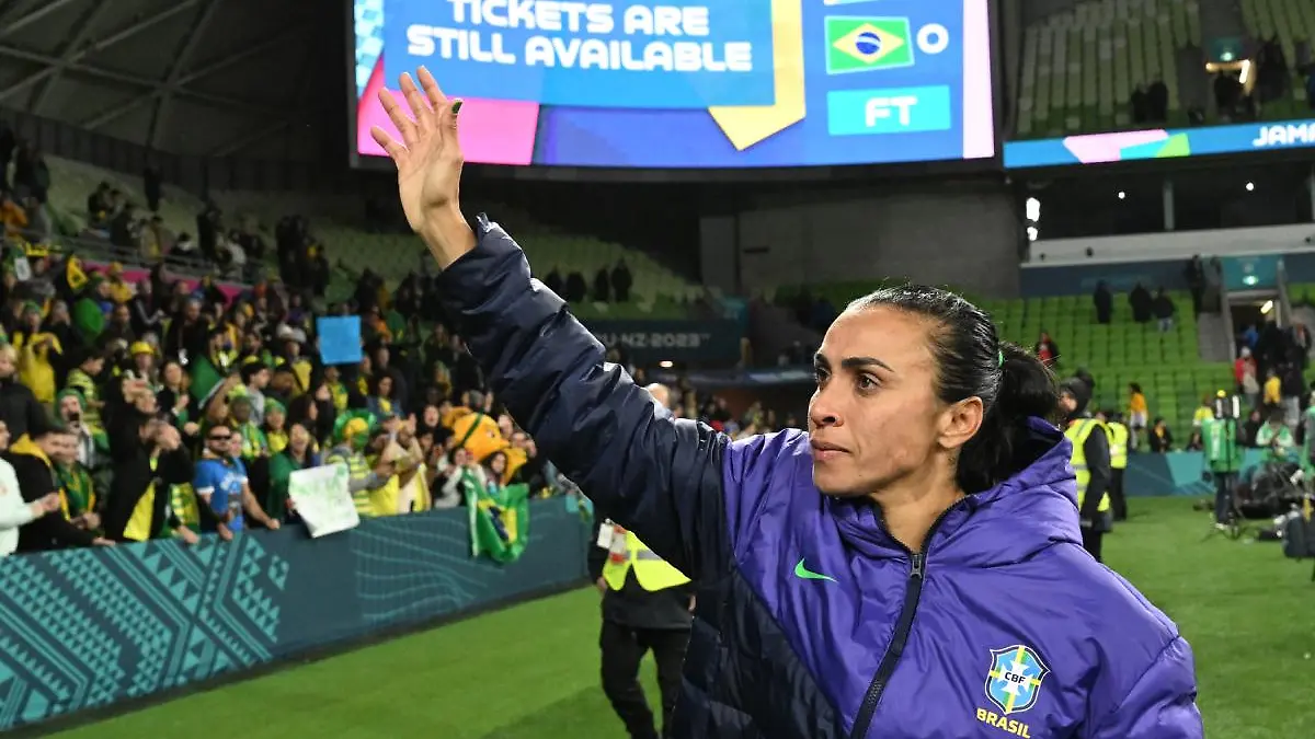 Marta Vieira dio a conocer que esta fue su última Copa del Mundo. FOTO: AFP