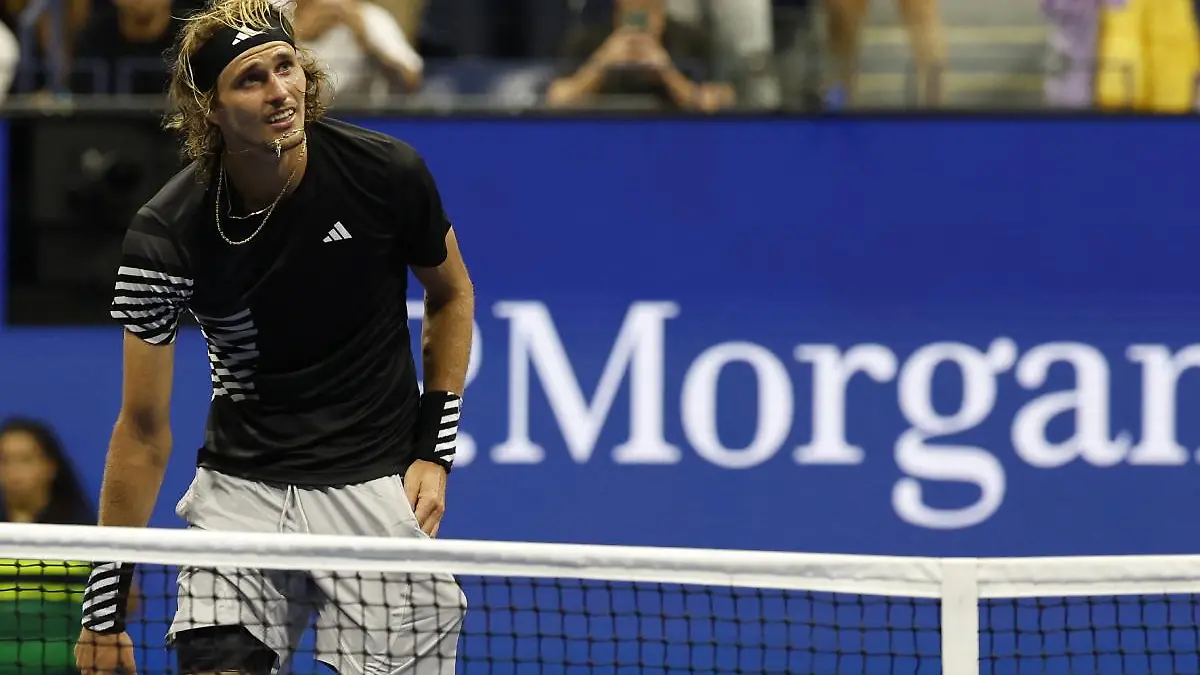 Alexander Zverev se sintió indignaco por el grito de Hitler en el US Open. FOTO: Reuters