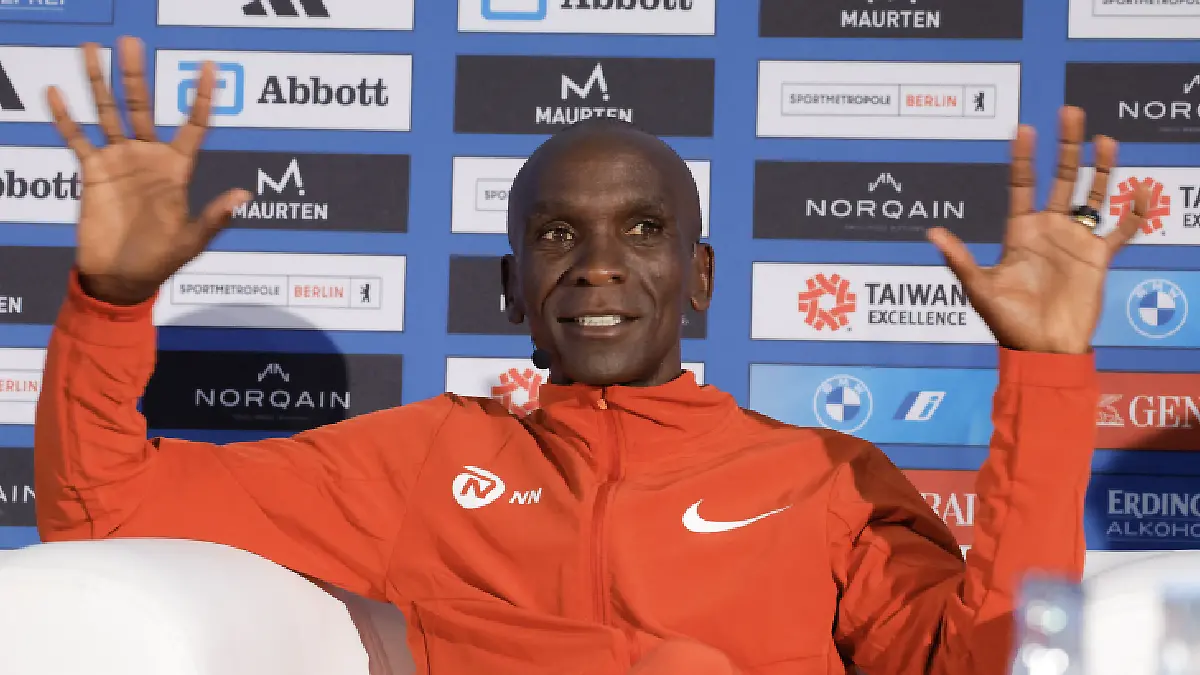 Eluid Kipchoge esta listo para ganar el Maratón de Berlín