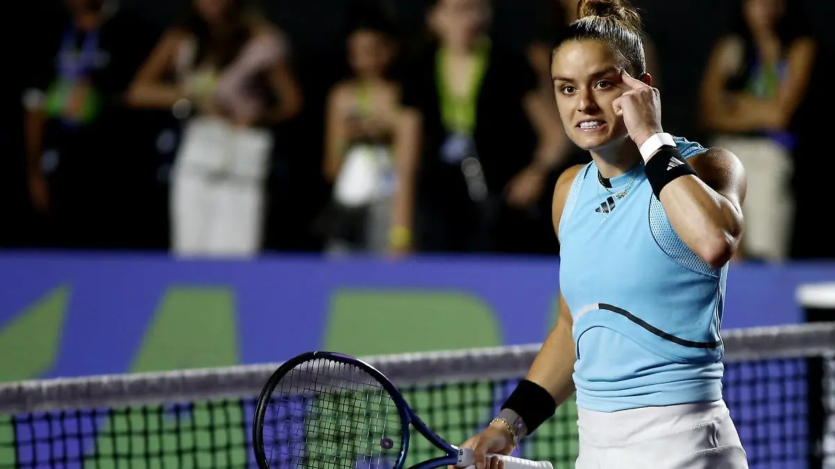Maria Sakkari es la favorita del público mexicano. FOTO: AFP