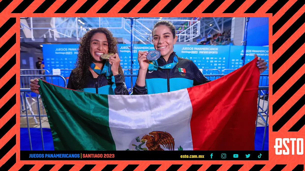 Las mexicanas satisfechas con sus posiciones en Santiago 2023 / Foto: Luis Garduño | ENVIADO