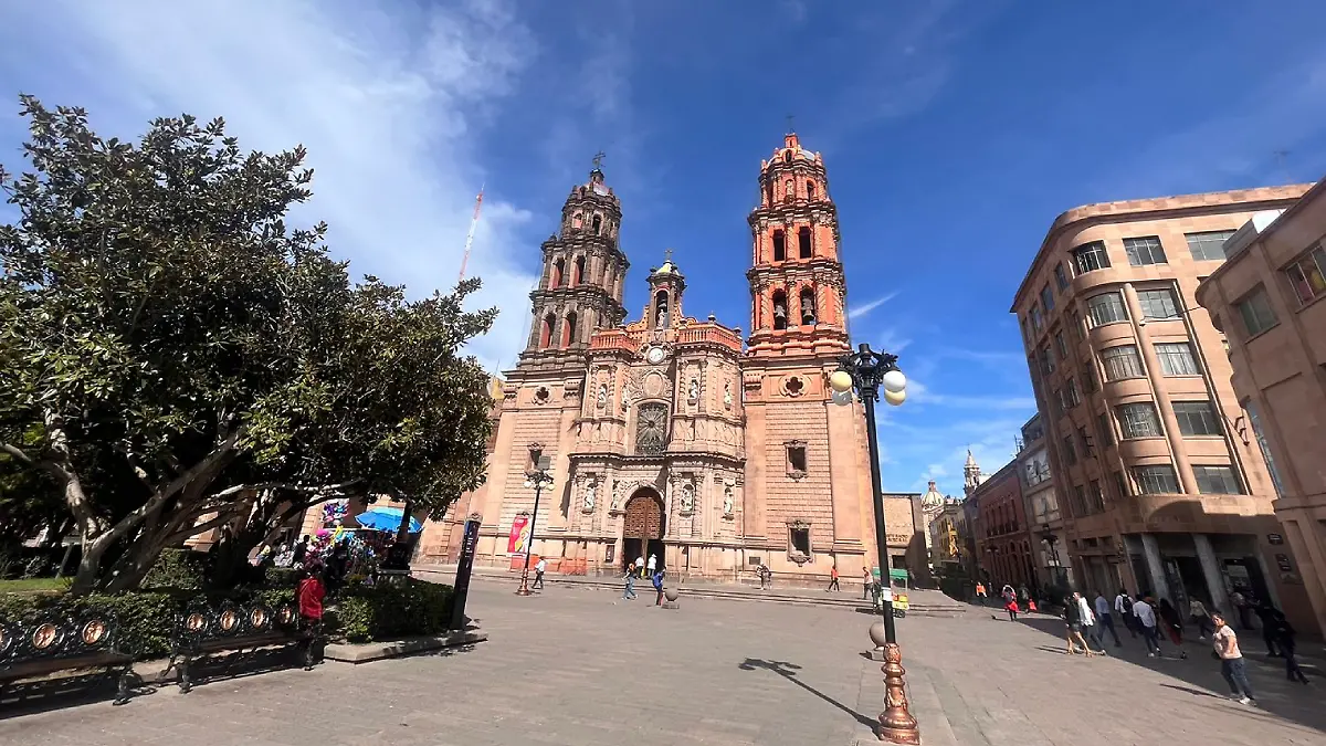 Así luce el centro de San Luis Potosí, sede de la Carrera Panamericana. FOTO: ARTURO MÉNDEZ