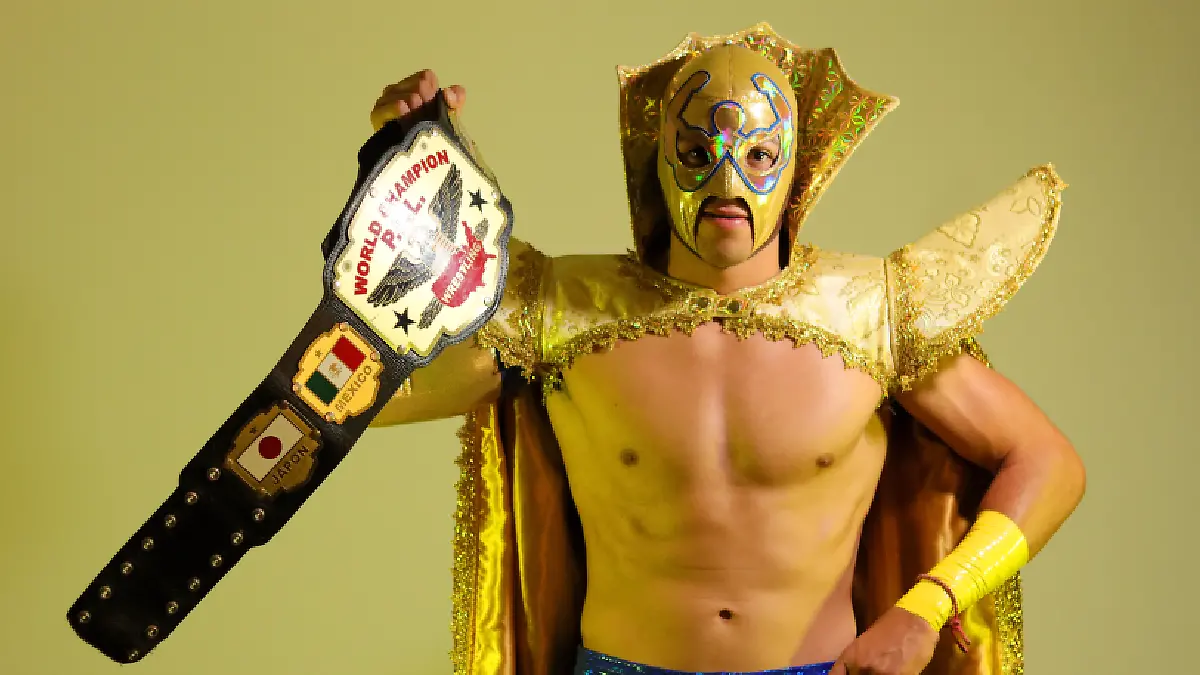 Brazo de Oro Jr anhela quedarse con la máscara de Villano V Jr / Foto: Oswaldo Figueroa