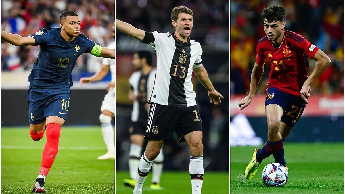 Hay 20 calificados a la Eurocopa / Foto: IG Pedri | Müller | Mbappé