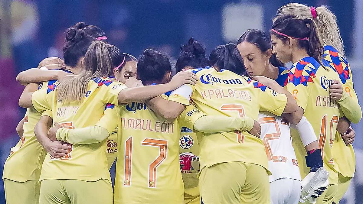 América Femenil ya esta en Nuevo León para enfrentar a Tigres. Foto: @AmericaFemenil