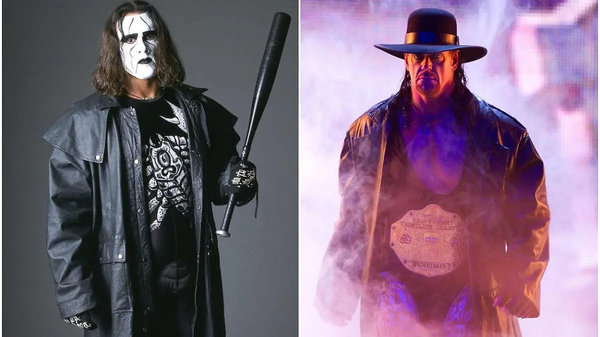 Sting vs Undertaker fue un combate de ensueño que nunca se realizó / Foto: Cortesía WWE