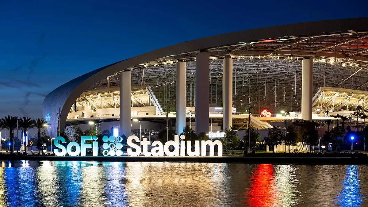 SoFi Stadium de Los Ángeles será sede del Super Tazón. Foto: Cortesía