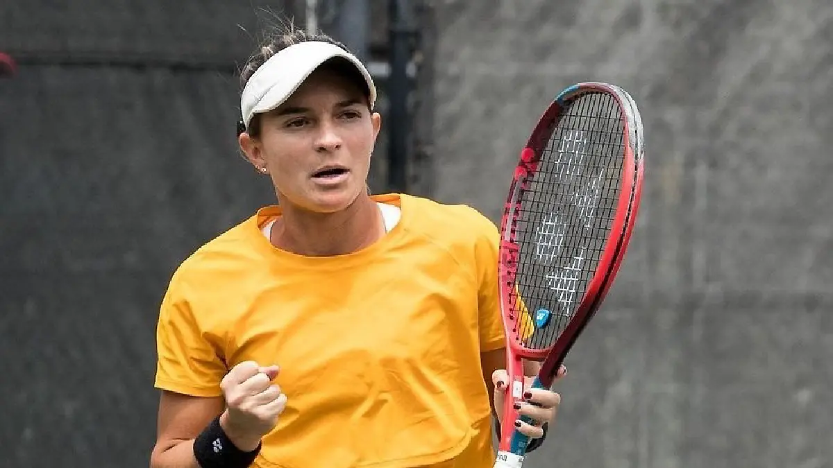 Marcela Zacarías cayó en Australian Open. Foto : Cortesia