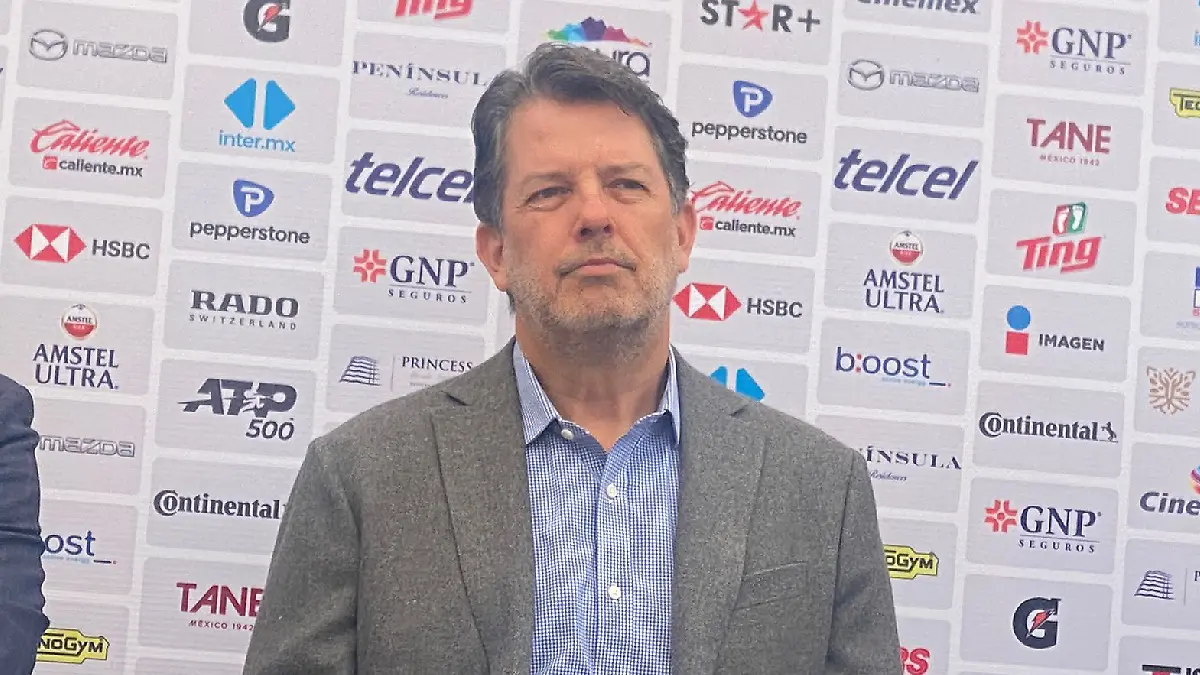 Fue presentado el nuevo presidente del Abierto Mexicano de Tenis / Foto: Karen Morán