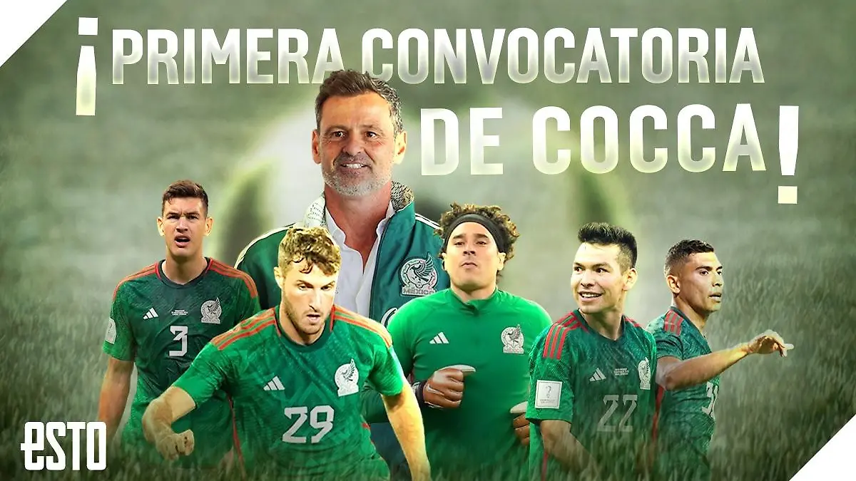 Diego Cocca anunció su primera convocatoria para la Selección Mexicana / Arte: Abril Hernández