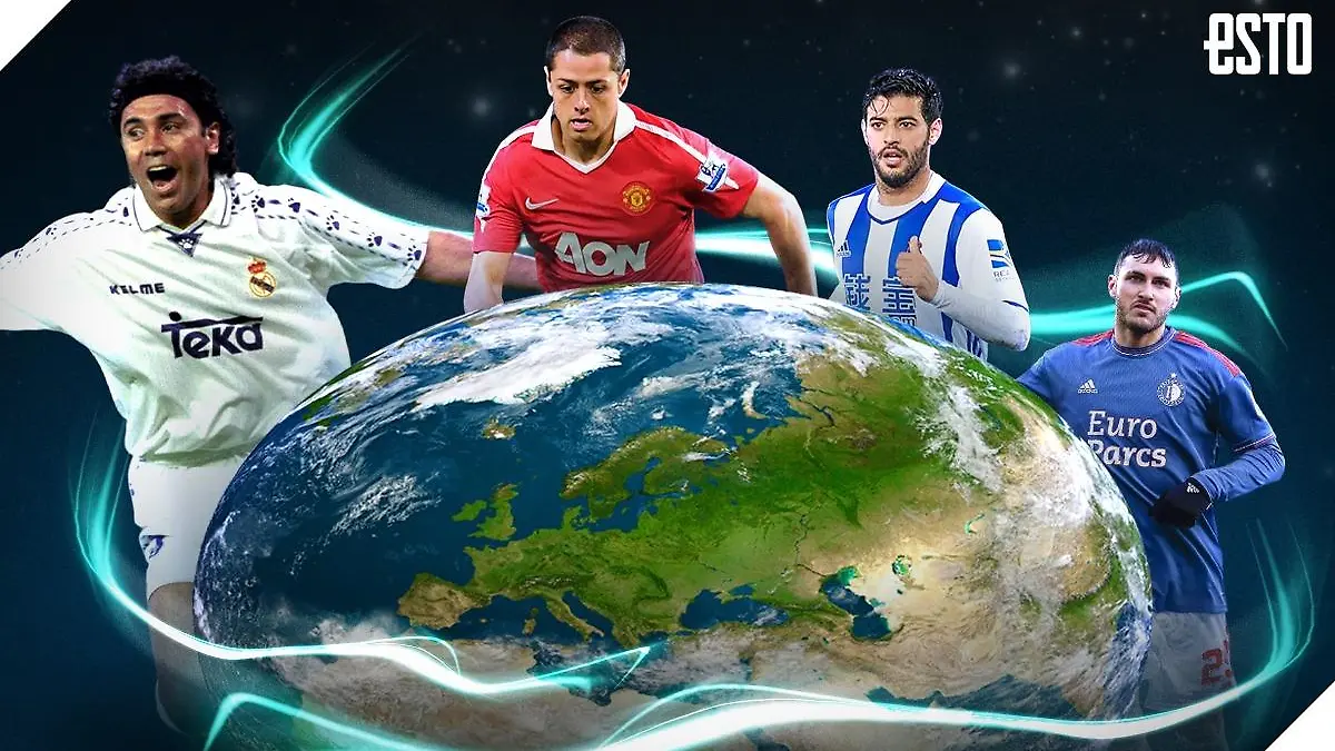 ¿Quiénes son los mexicanos con más goles en Europa? Santi Giménez busca entrar al TOP10. | Foto: ESTO