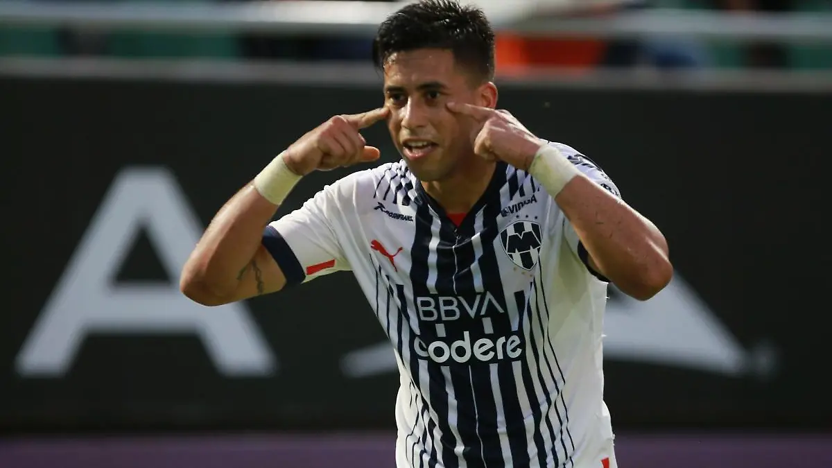 Maxi Meza marcó el primer tanto de los Rayados. FOTO: Mexsport