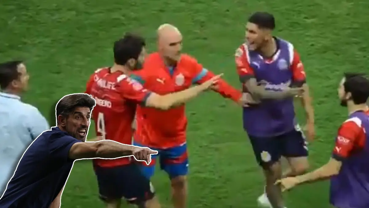 Pocho Guzmán y Pollo Briseño se encararon al final del Chivas vs Cruz Azul; Paunovic el culpable