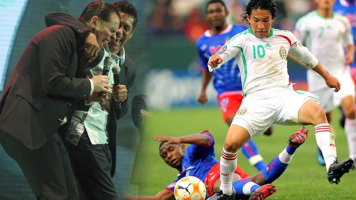 Christian Martinoli y Jorge Campos
