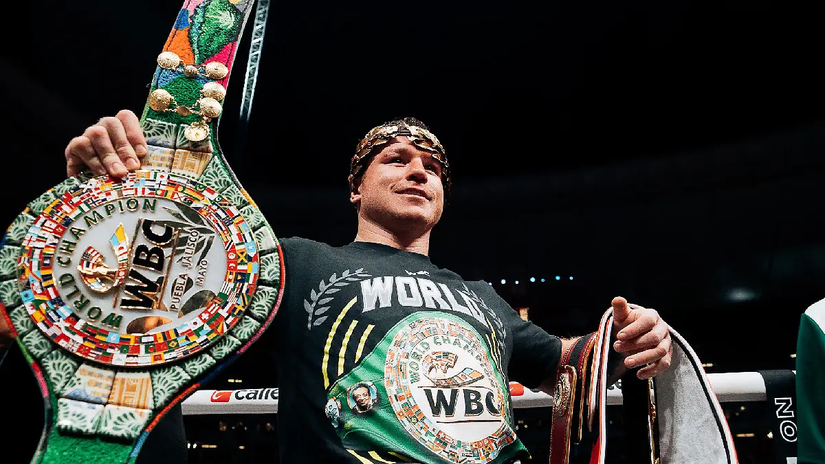 Canelo Álvarez no acepto la oferta de Benavidez. Foto:@canelo