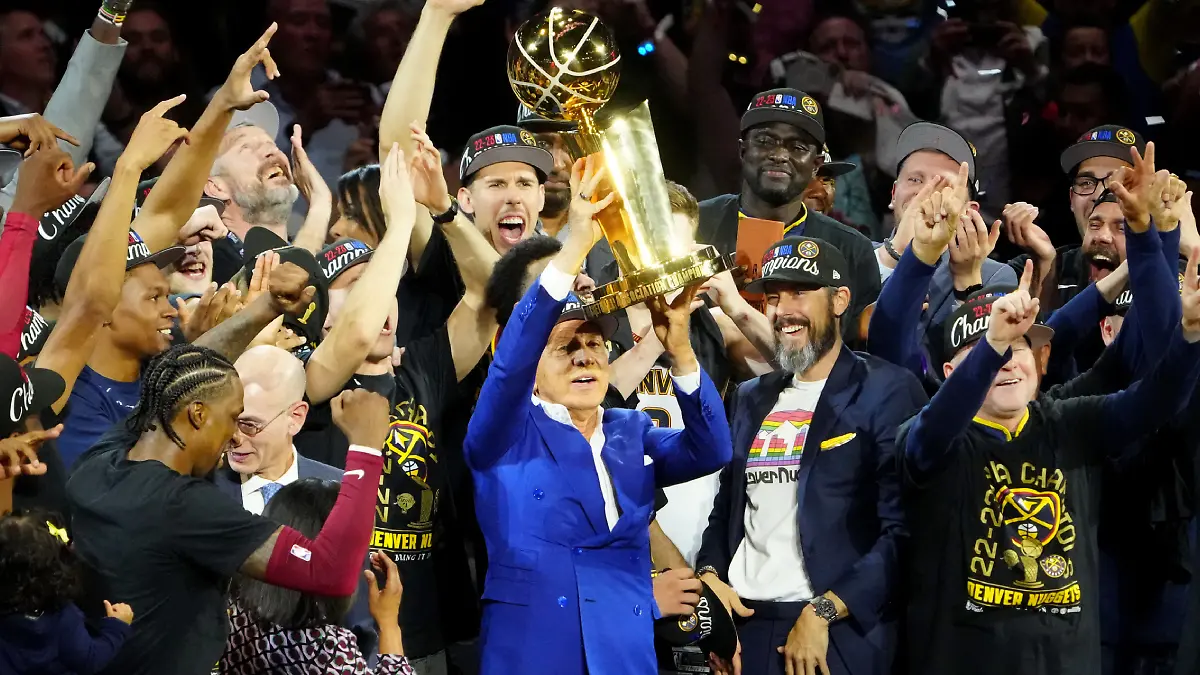 Los Nuggets consiguieron su primer campeonato de la NBA. FOTO: REUTERS