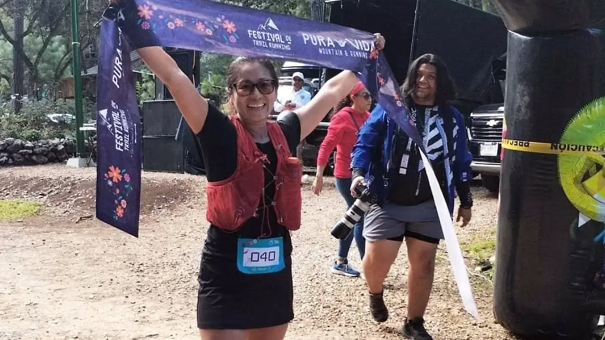 Saira Cruz terminó en octavo lugar el Ultramaratón de Hong Kong / Foto: Instagram saira cruz
