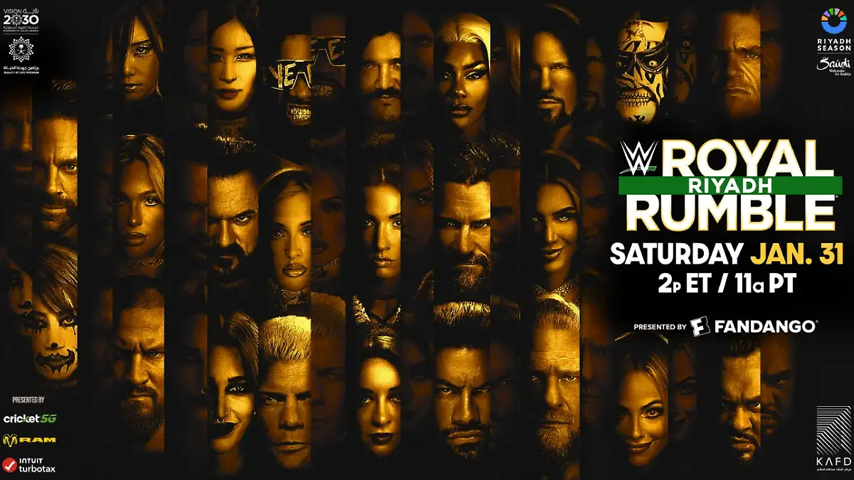 Se anunciaron a los participantes del Royal Rumble 2026 _ Foto_ Cortesía WWE