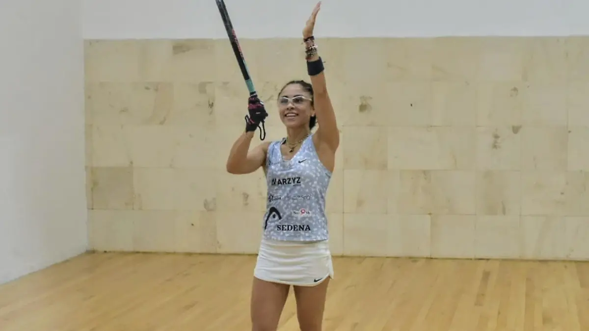 Paola Longoria es campeona. FOTO:Cristian Robledo | El Sol de San Luis