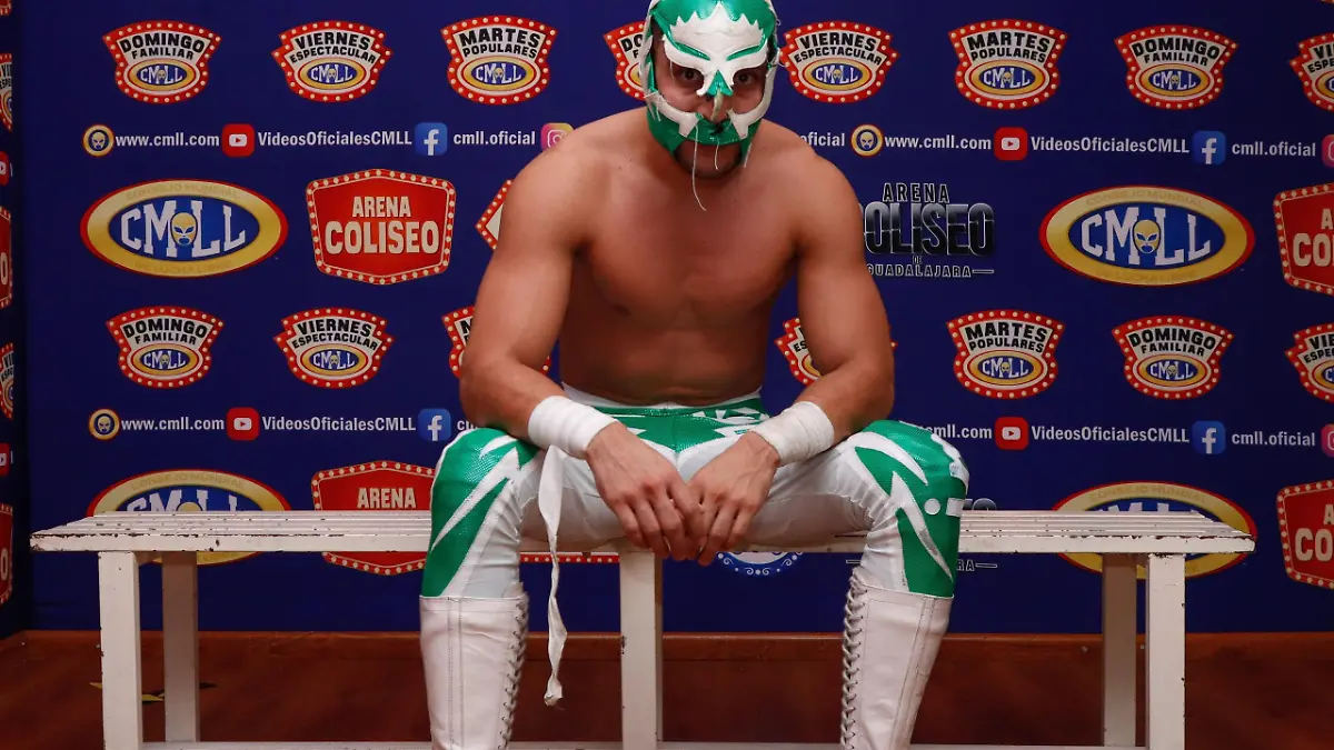 Soberano Jr. siempre supo que la lucha libre sería su camino. FOTO: LUIS GARDUÑO | ESTO