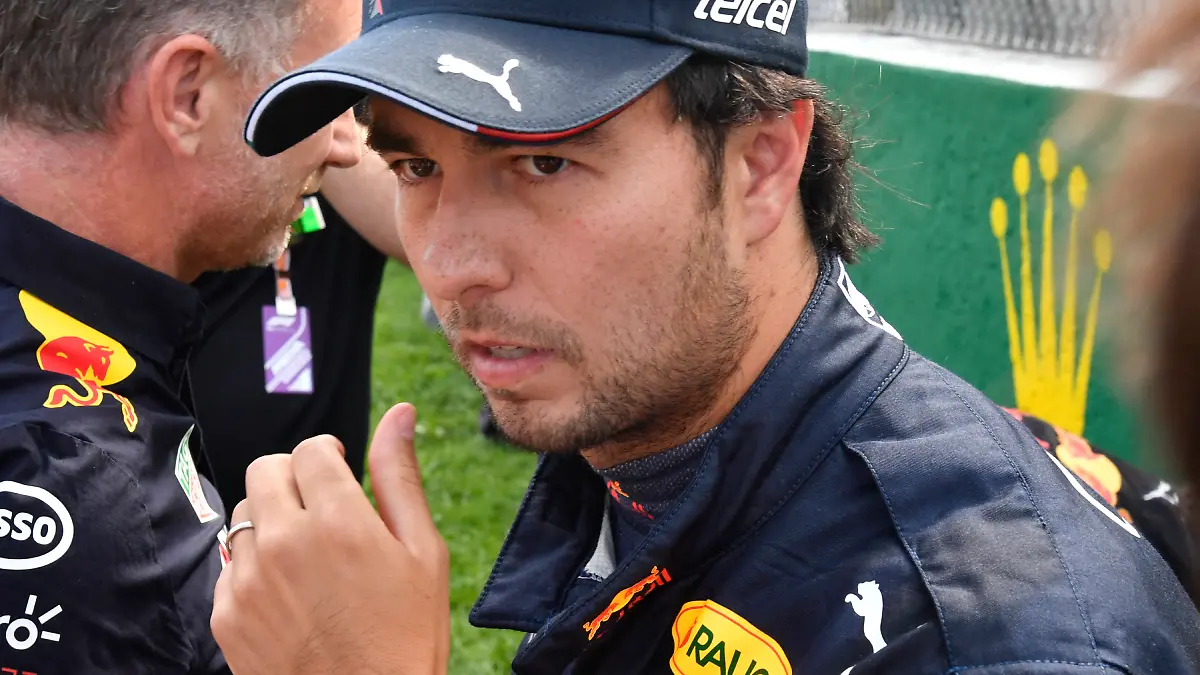 'Checo' Pérez marcha tercero en el campeonato de la F1. Foto: AFP