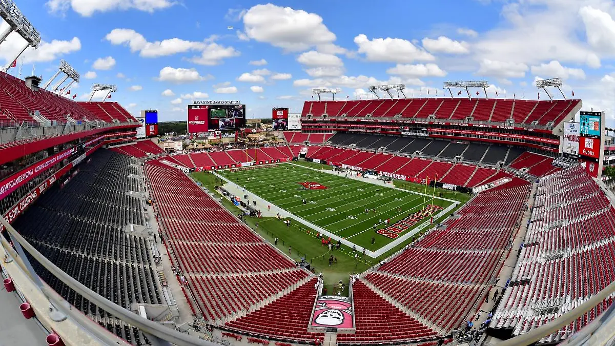 Estadio Raymond James Stadium tendrá el Chiefs Buccaneers. FOTO: AFP