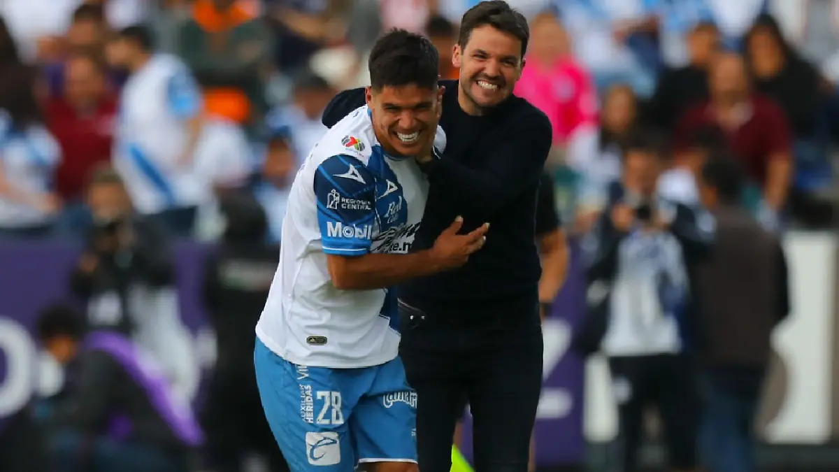 Martín Barragán anotó el gol de la ventaja para el Puebla / Foto: Ramón Romero