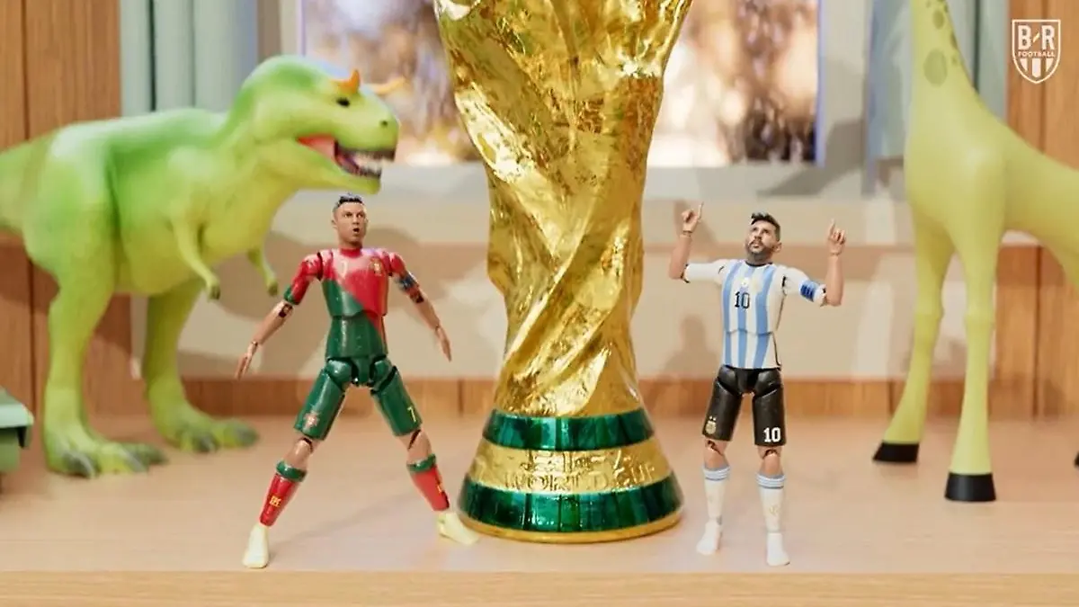 Messi y Cristiano Ronaldo
