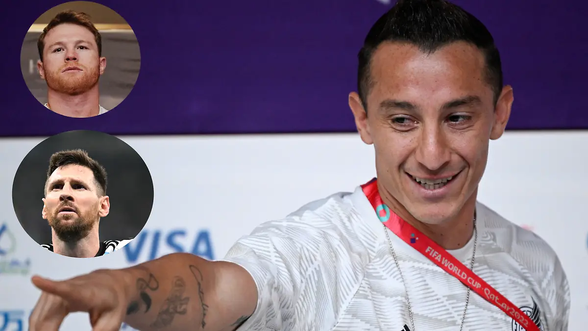Andres Guardado pone punto final a la polemica entre Saul Alvarez y Lionel Messi en Qatar 2022 | AFP