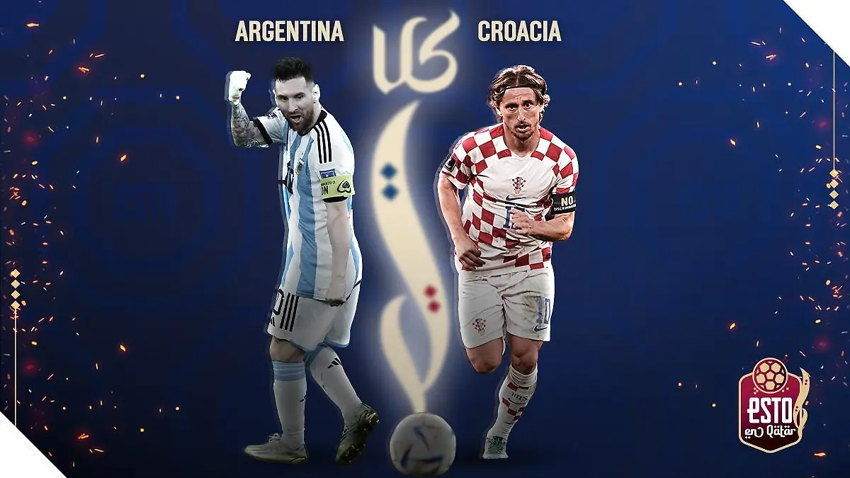 Argentina se medirá a Croacia en una de las semifinales de Qatar 2022. FOTO: Especial