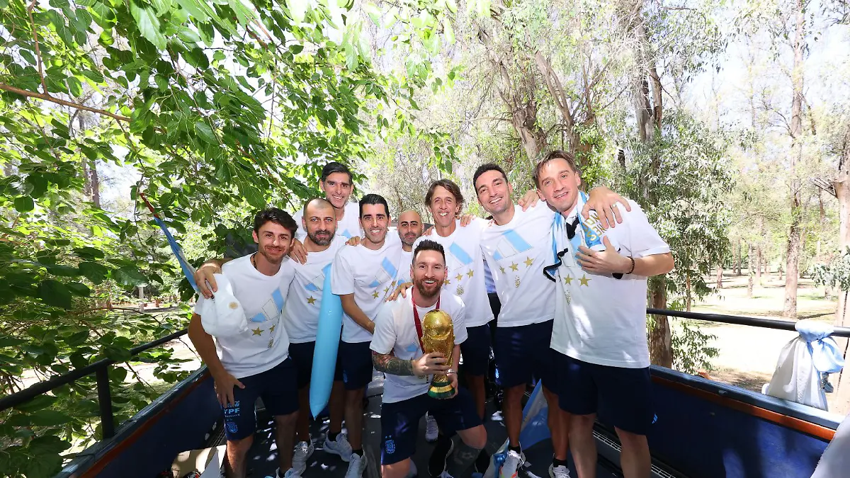 La Copa del Mundo ya está en casa. Foto: @Argentina