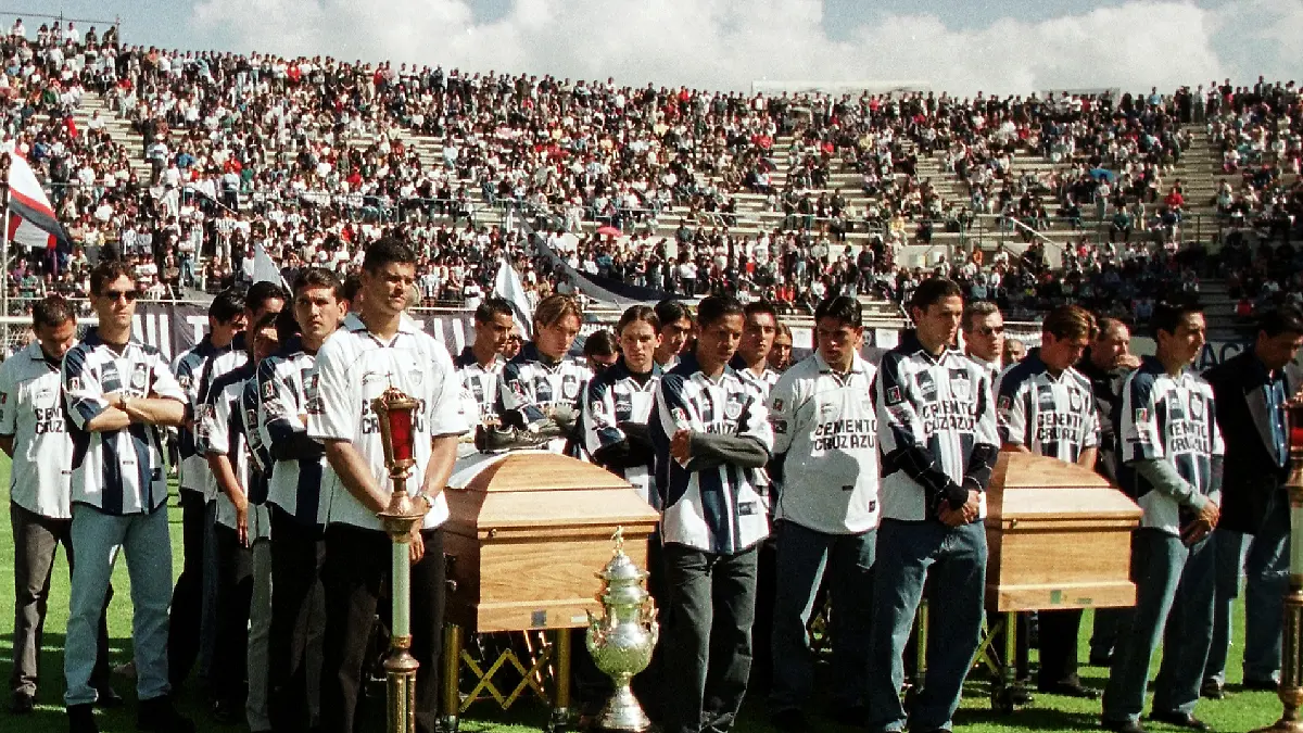 Pablo Hernán Gómez fue velado en el Estadio Hidalgo / Foto: Reuters