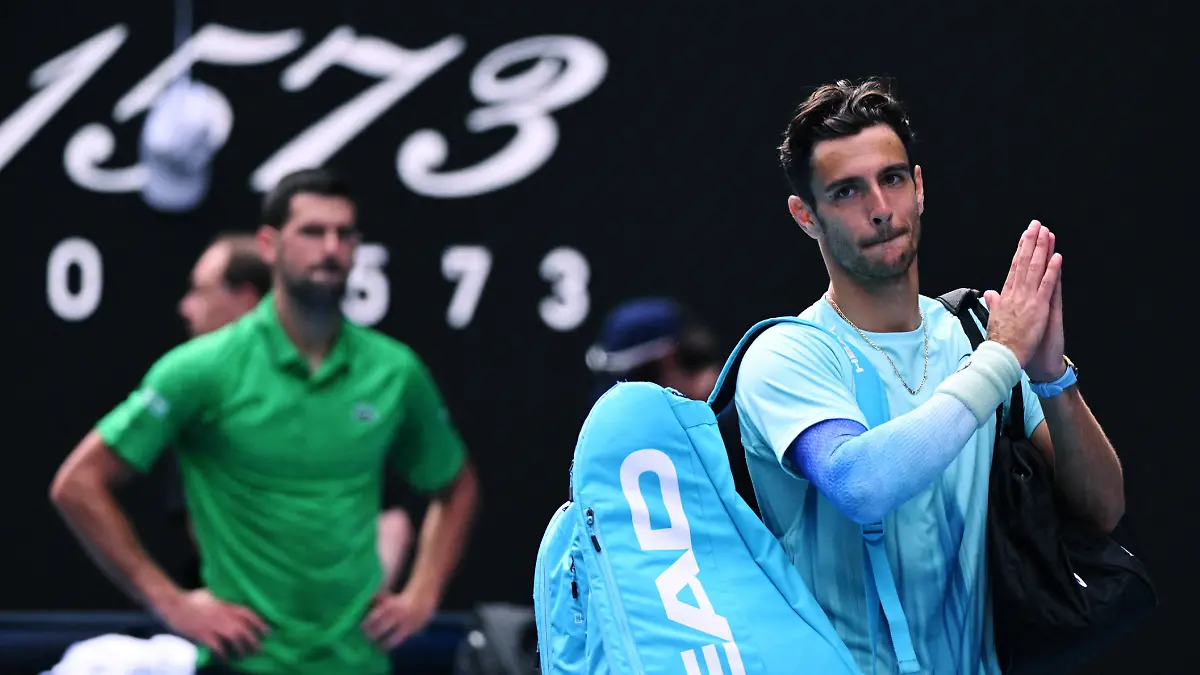 Lorenzo Musetti es duda para el Abierto de Acapulco tras sufrir lesión en el Australian Open _ FOTO REUTERS