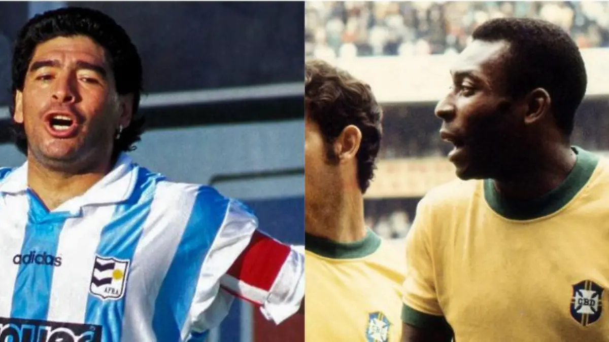 Maradona y Pelé dentro de los más jóvenes en debutar