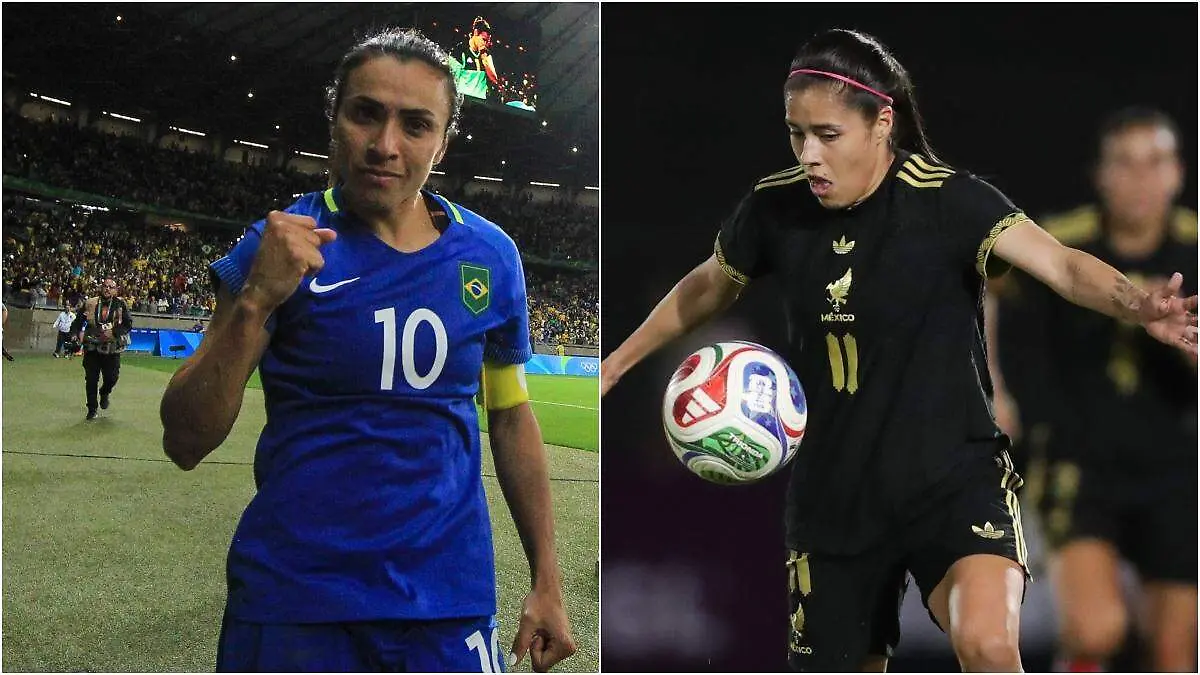 Lizbeth Ovalle y Marta intercambiaron playeras _ Foto_ Mexsport