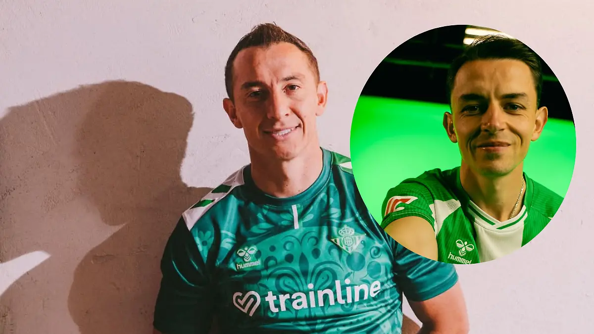 Andrés Guardado le da la bienvenida a Álvaro Fidalgo a Betis _ FOTO IG BETIS